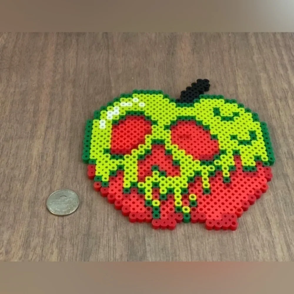 Handmade Ornament or Magnet (Your Choice!) Wicked Apple — Halloween / Christmas